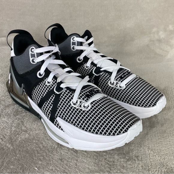 Nike Other - Nike LeBron Witness 7 DM1123-100 Mens Size 13 White Black Basketball Shoes NEW